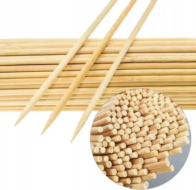 Obrázek produktu pro Wimex Bambusové špejle na hranolky 40 cm 5 mm 100 ks