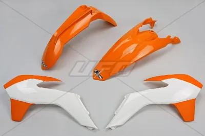 Image de Kunststoffsatz Für Ktm Exc '14-'16, Color Oem '15-'16 (Orange/Weiss) (Kt516E999W)