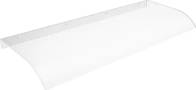 Obrázok produktu pre JOIEYOU strieška na vchodové dvere 120x50 cm strieška na vchodové dvere UV ochrana strieška na vchodové dvere oblúková strieška priehľadný PP plast