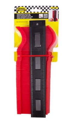 Immagine prodotto di Contorni magnetici in plastica, 250 x 45 mm. Squadra magnetica per profili e bordi