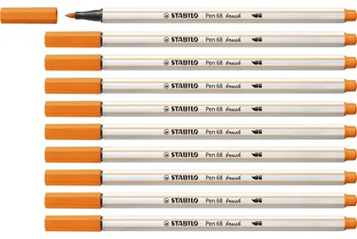 Produktbild von STABILO Premium-Filzstift mit Pinselspitze für variable Strichstärken - Pen 68 brush -…