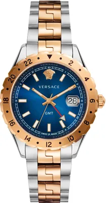 Produktbild von Versace Herren Uhr Armbanduhr Edelstahl Hellenyium GMT V11060017
