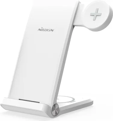 Image de Nillkin PowerTrio 3in1 Chargeur sans fil pour Samsung Watch Blanc