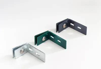 Produktbild von Wandanschlusswinkel komplett, RAL 7016 anthrazit