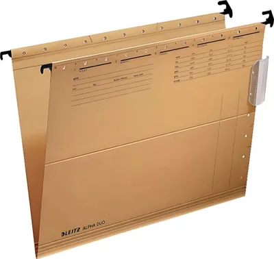 Produktbild von LEITZ Hängemappe Duo Mit Schlitzstanzug innen am Vorder und