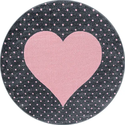 Produktbild von Carpetsale24 Kinderteppich Kinderzimmer Teppich Junge Mädchen Modern Stil Rechteckig und Rund Form Weich Grösse 160 cm Rund