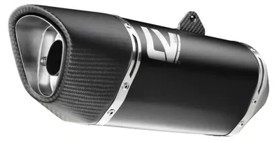 Produktbild von Leovince Lv-14 R Black Edition Honda Cb 500 Abs 24-26/cb 500 F 18-19/cb 500 F Abs 19-24/cb 500 X 18-19 Homologierter Schalldämpfer Silber Homologated Silber Homologated
