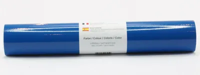 Produktbild von Kreativplotter Vinylfolie glänzend MITTELBLAU 30,5x300 cm