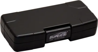 A black tool case with the brand logo visible.