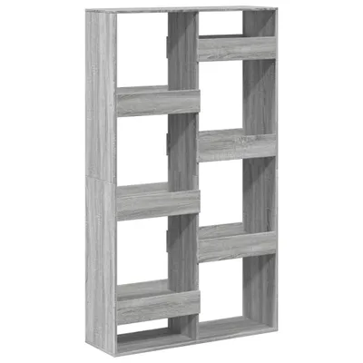 Obrázek produktu pro vidaXL Knihovna Grey Sonoma 100x33x175 cm Materiál na bázi dřeva