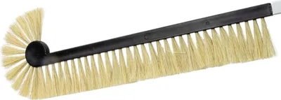 Image de Set de balais pour armoire D&L - Brosse de balayage étroite Noir - Set de 2 pièces avec manche en aluminium