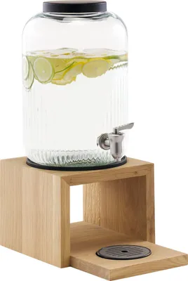 Produktbild von APS-Germany 14015, 7 l, Transparent, Holz, Glas, Melamin, Silikon, Edelstahl, Holz, 210 mm, 345 mm, 470 mm