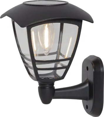 Produktbild von LED-Solar-Wandlampe 'Felix',Kunststoff, ca.14x21cm