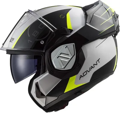 Zdjęcie produktu dla Odwracalny kask modułowy LS2 FF906 ADVANT Codex błyszczący biały czarny rozmiar S