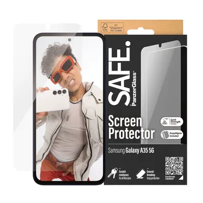 Image de Verre trempé Safe By Panzerglass Ultra-Wide Fit With Positioner Pour Samsung Galaxy A35 5G