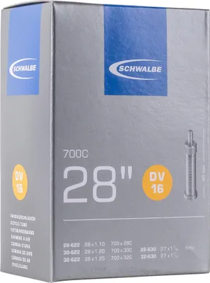 Produktbild von Schwalbe 10431311 28' Schlauch 'DV 16', 700x27-32c (28/32-622/630), DV 40mm, schwarz