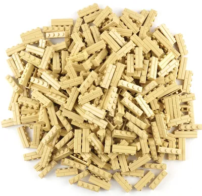 Produktbild von LEGO® 1x4 Mauersteine Bausteine Hellbeige - 15533 NEU! Menge 25x
