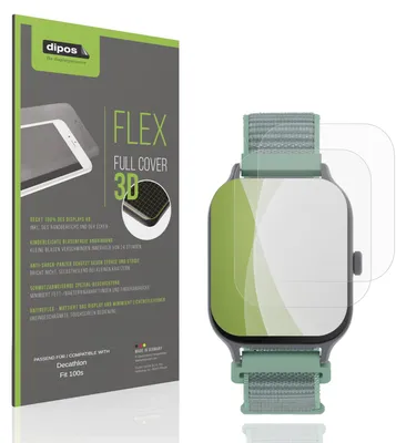 Immagine prodotto di 2x Pellicola protettiva opaca per Decathlon Fit100s Protezione Antiurto Anti-Shock