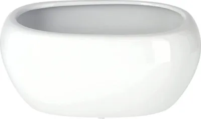 Obrázek produktu pro KOTARBAU® Keramický květináč Miska na rostliny Bílá