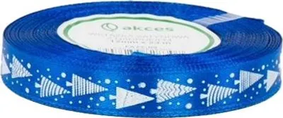Obrázok produktu pre Vianočná stuha na balenie darčekov Dekoratívna tmavomodrá vianočná stuha 12 mm 22 m