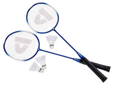 Immagine prodotto di Donnay - Set da badminton da 6 pezzi in valigetta (blu)