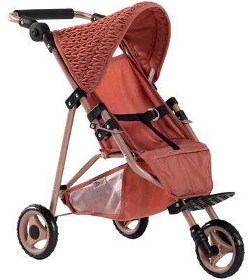 Obrázok produktu pre Elegantný kočík pre bábiky s nastaviteľnou rukoväťou