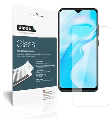 Obrázek produktu pro 2x ochranná fólie pro Vivo Y3s - Anti-Shock 9H fólie dipos Glass plastové sklo