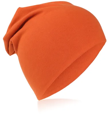 Produktbild von Kinder Beanie Unifarbe Orange S