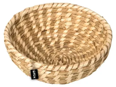 Produktbild von Schale rund Stroh kleine geflochtene Dekoschale Obstschale Ø27cm
