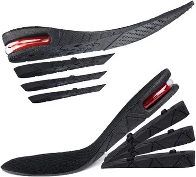 Immagine prodotto di Soletta da 3-9 cm, regolabile in altezza, sistema a cuscinetti d'aria, unisex