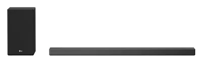 Produktbild von LG SN9YG.DGBRLLK, 5.1.2 Kanäle, 520 W, DTS Digital Surround, DTS Virtual:X, DTS-HD HR, DTS-HD Master Audio, DTS:X, Dolby Atmos, Dolby..., Bass Blast, Bass Blast+, Standard, 300 W, Kabellos