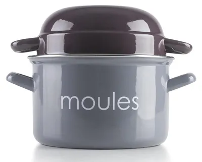 Produktbild von IBILI-914618B-Topf für Miesmuscheln, Aubergine, 18 cm