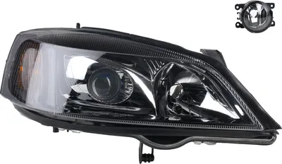 Produktbild von Scheinwerfer passend für Opel Astra G 02/1998 -01/2005 D2S H7 Re. + Nebel. 1216116 1216270 8200074008 6202E1 00006202E1 6710027 000062063 Johns
