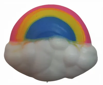 Produktbild von matschige Regenbogenmädchen 6 x 5 cm Polymer