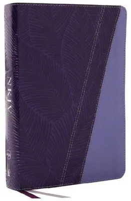 Immagine prodotto di NKJV Study Bible, Leathersoft, Purple, Full-Color, Comfort Print