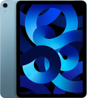 Produktbild von Apple iPad Air (5th Generation) A2588 Tablet - 27,7 cm (10,9 Zoll) - Apple M1 - 8 GB - 64 GB - iPadOS 15 - Blau - M1 Octa-Core - 2360 x 1640 - IPS-Technologie (In-Plane-Switching), True-Tone-Technologie, Liquid Retina Display Display - 12 Megapixel Kamera vorne - 10 Stunden Maximale Akkulaufzeit