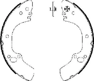 Produktbild von TEXTAR Bremsbackensatz Trommelbremse Hinten für OPEL Campo (TF0, TF1) 294mm 91063400