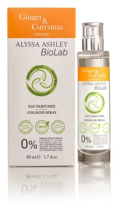 Productafbeelding van Alyssa Ashley Biolab Ginger & Curcuma Eau de Cologne, uniseks, 50 ml