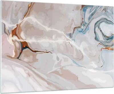 Produktbild von Bilder auf glas - Abstraktion modern - 100x70cm - Glasbilder - Wandbilder - Kunstdruck - zum Aufhängen bereit - Wanddekoration aus Glas - Glas Bilder - Wandbild auf Glas - Einteilig - GAA100x70-4050