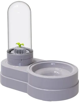 Obrázok produktu pre Automatická napájka pre psov a mačky, 580 ml, sivá, s filtrom