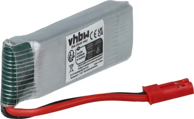 Produktbild von vhbw Akku kompatibel mit UDI U818A Quadrocopter Drohne Multicopter Quadrocopter (500 mAh, 3,7 V, Li-Ion)