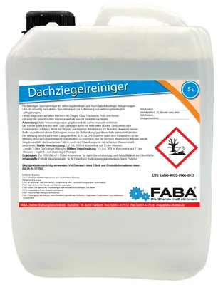 Produktbild von FABA Dachziegelreiniger Konzentrat, Dachziegel Reiniger  5 L