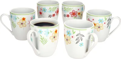 Obrázek produktu pro 6x Variant Blümchen bowl 14.3cm 450ml porcelán 6 osob Cereální salát Dezertní miska