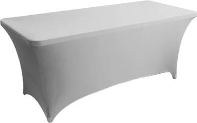 Produktbild von Flexible Tischdecke Für Rechteckigen Tisch 180cm Grau