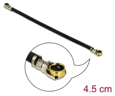 Zdjęcie produktu dla DeLOCK 12607, 0,045 m, MHF, MHF, Czarny