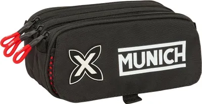Produktbild von Safta Munich Vulcan Big Triple Mäppchen Schwarz  Mann Schwarz One Size
