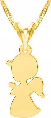 Produktbild von Goldkette Engel Schutzengel mit Engel Angel Himmel SILBER 925