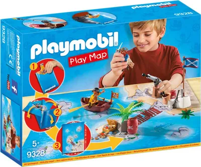 Produktbild von PLAYMOBIL 9328 Play Map Piraten
