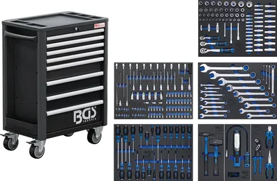 Produktbild von BGS 4113 Werkstattwagen Profi Standard komplett mit 234 Werkzeugen