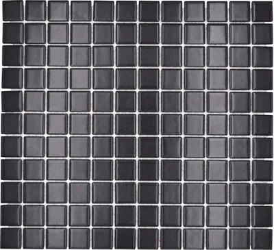 Produktbild von Keramikmosaik M 892 30,2x33 cm schwarz
